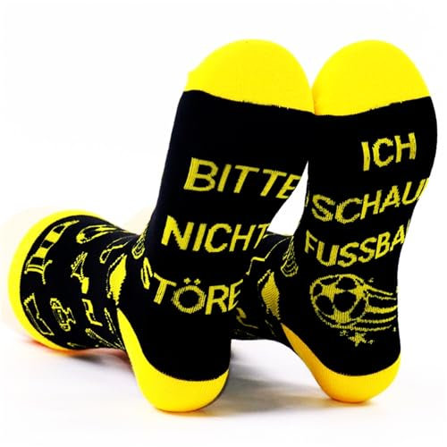 Fußball Socken Fussball Geschenke Jungen Lustige Geschenke Für Männer Lustige Socken Mit Spruch Bitte Nicht Stören Ich Schaue Fußball Geschenke Für Jungs Vatertagsgeschenk Geburtstagsgeschenk Für Papa