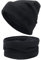 Trachtentuch Damen Musselin Halstuch Damen Schal Damen und Herren, warm, niedlich, Wollmütze, Schal, zweiteilig, Winter, Schnee, Strickmütze, Schal Rosa Damen Damen Schals Und TüCher (Black, One Size)