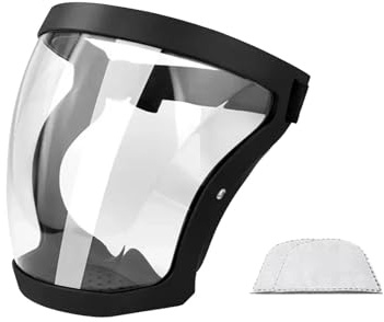 Gesichtsschutz, hochauflösender Anti-Beschlag-Helm, hochauflösende Anti-Beschlag-Gesichtsmaske, vollständige transparente Sturmhaube mit Atemfilterkappe für die Herstellung von Alim