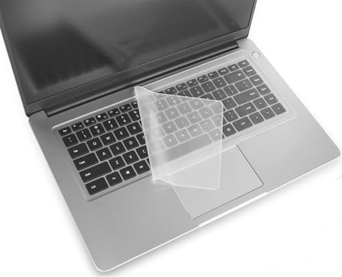 Protector de Teclado Universal 15-17 | Funda de Silicona Antimanchas Impermeable + Antipolvo | Compatible con Portátil 15.6 y Computadora de Escritorio | Fácil Limpieza y Ajuste