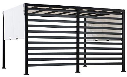 Sunjoy Steel Pergola OETA, 372 cm x 304 cm, White