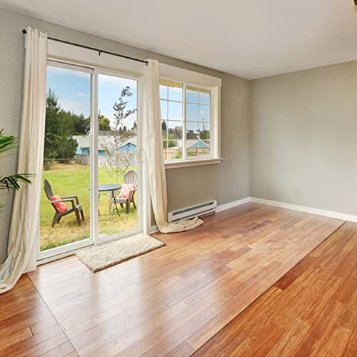 Transparente Kunststoff Vinyl Teppichschoner, extra groß für Holzböden, schützt Matten, Teppiche und Pads im Schlafzimmer, Balkon oder Zimmer, Läufer Rolle für Laminat Holzboden