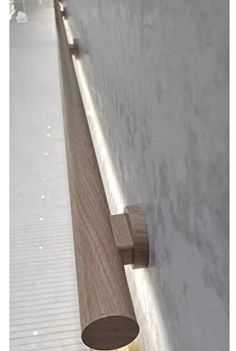 Genérico Luces de pasamanos de Escalera Pasamanos de Escalera LED Pasamanos de Escalera de Aluminio con barandilla Luminosa Ligera(Natural,39.3/1m)