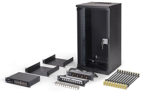 Digitus SOHO Pro network set, 254 mm (10) - 12U, 315 x 300 mm (W x D)