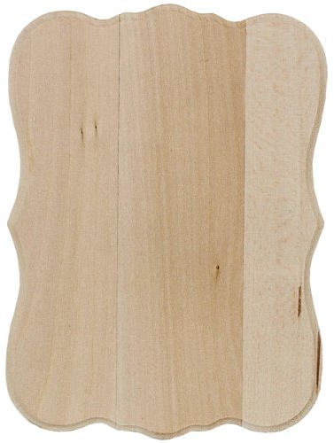Walnut Hollow Basswood Thin Plaque-Classic 5X7X.31 Placa Fina de Tilo, clásica de 5 x 7 x .31 Pulgadas, Blanco