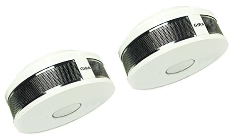 Gira 233602 Rauchmelder Dual VdS Q Label reinweiss - 2er Pack
