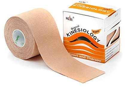 Nasara® Original Kinesiology Tape Sport Tape 4 Rollen in Einer Packung, beige
