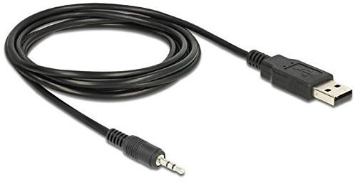 DeLOCK 1.8m USB 2.0-A/2.5mm Schwarz - Kabelschnittstellen-/Adapter (USB 2.0-A, 2.5mm, Male Connector/Male Connector, 1,8 m, Schwarz)