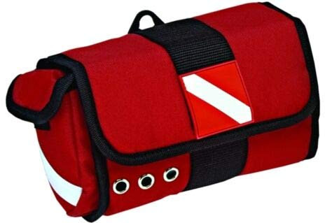 Innovative Scuba Concepts Maskentasche Maskenbox Schutzbox für Tauchmaske Cordura (Rot)