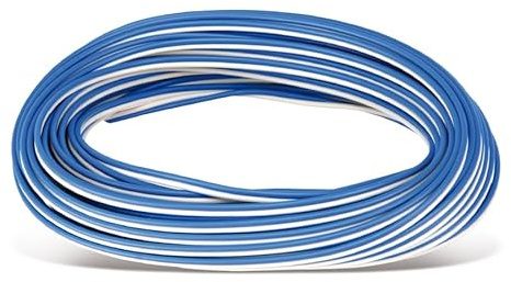 RAUTRONIC Zwillingslitze, 2x 0,14 mm², blau/weiß, 10 m