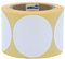 Markierungspunkte weiß - Ø 75 mm - 500 bunte Klebepunkte auf 1 Rolle(n), 40 mm Kern, Papier, Inventuretiketten selbstklebend