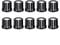 Lautstärkeregler 10 Stücke Aluminium Gitarre Lautstärkeregler Dome Knöpfe Gitarre Bass Teile für Ton Lautstärkeregler