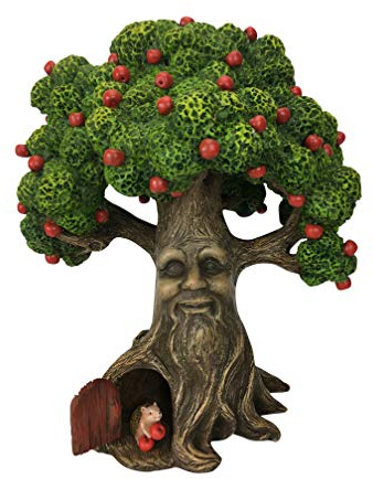GlitZGlam Fairy Garden Miniaturbaum Harry der Igelapfelbaum (24 cm hoch) für die Gartenfeen und Rasenzwerge, die Teil der Beautiful Azarian Collection sind. EIN Märchengarten-Accessoire