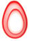 Egg Set of 2 Value Cookie / Fondant Cutters Pair 5CM + 8CM