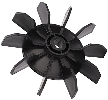 Aspa del ventilador del compresor de aire Aspa del ventilador eléctrico Aspa de repuesto del ventilador de plástico de ingeniería negra