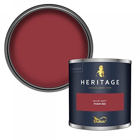 Dulux Trade Heritage Velvet Matt Emulsion Pugin Red - 5ltr
