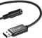 DuKabel Klinke auf USB Adapter 1,2 Meter Externe USB Soundkarte USB Headset Adapter USB auf 3,5mm 4-polige Buchse Audio Aux Adapter für Headset, Lautsprecher oder 4 Pole TRRS Mikrofon - Pro Series