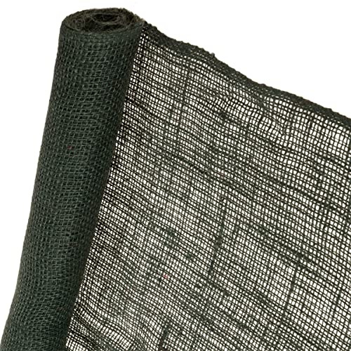 DéVa Jute-Schutzvlies grün 0,5m x 3m - Jutegewebe - Dekoration aus Jute - Juteband Winterschutz