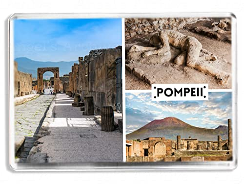 Pompeii - Italy - Historical Geographic Site Gift - Fridge Magnet - Novelty Keepsake Gift