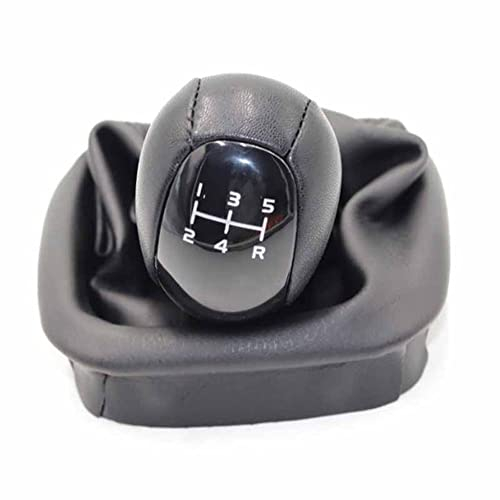 DCLINA Leder Auto Schaltknauf Gamasche Schaltknauf Complicable für Mercedes-Benz W168 A-Klasse 1997-2004 (24R)