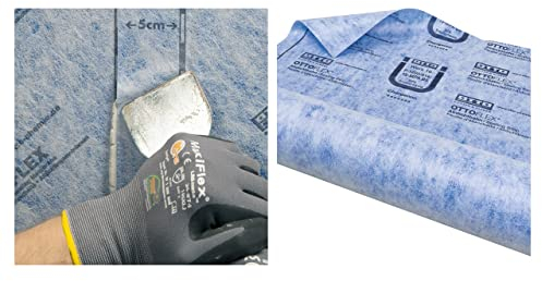 Otto-Chemie Abdichtbahn aus PE für Dusche/Badewanne mit Spezialvlies wasserundurchlässig Wasserdampfbremse unverrottbar 1 Meter breit (Abdichtbahn 10 Meter)