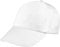 Baumwoll Basecap 5 Panel/Farbe: weiß
