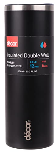 Décor Tumbler DW SS Black 600ML
