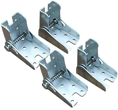 Lot de 4 charnières pliantes autobloquantes à 90 degrés pour charnières à angle droit