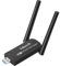 WiFi 6E USB 3.0 WiFi Adapter for PC Desktop, AX5400M 802.11AX, Tri-Band 6GHz/5GHz/2.4GHz, Dual 5dBi Antennas, Wireless USB WiFi Dongle Network Adapter for Computer Laptop, Only Support Windows 11/10