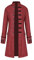 DHYUEN Halloween Herren Smoking Einfarbig Oberteile Piraten Gehrock Frack Mantel Uniform Mittelalter Oberteile Uniform Kostüm-Outfits Gothic Frack Jacke Versorgen Kölner Smoking（1-Wine，4XL）