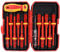 Gugxiom 13PCS Premium Insulated Screwdrivers Set, 1000V Electrical Screwdriver Set Klein Insulated Screwdriver Set, Professional Electricians Screwdriver Set for Appliance Repair