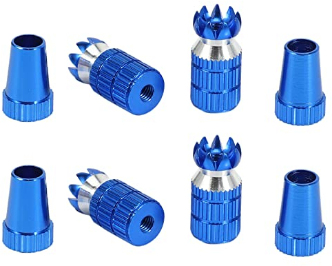 pintoc 2X Aluminium RC Sender Stick Ends Controller Daumen Rocker M3 Gewinde für TX Futaba / / für DX6I DX7S DX8 DX9 Taranis, Blau
