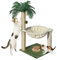 Fantasreen Rascador para Gato 70cm Pequeño Árbol Torre con Hamaca, Juguete para Gato Condo Interactivo de Madera para Gatos Gatitos y Adultos