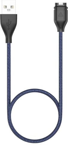 USB Charger for Garmin Venu/Venu Sq/Sq Music/Sq Music 2, 3.3FT Nylon Replacement Charger Cable Charging Power Cord for Garmin Venu/Vivoactive Watch