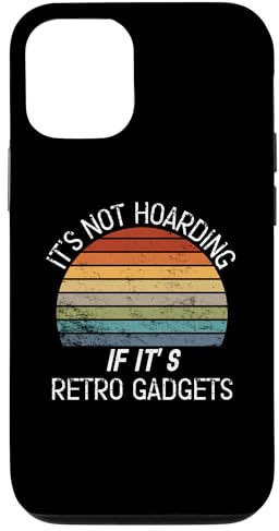 Carcasa para iPhone 14 No es acaparamiento si son gadgets retro, gadgets retro