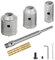 3 Pièces Foret Brique 30/40/50mm, Ouvre-Trou pour Hotte Cuisine, Climatiseur, Machine Laver, Set Scie Cloche avec Poignée Ronde Rallonge SDS Plus 330mm, Trépan Béton pour Ciment Pierre Mur Carotteuse