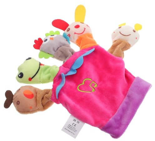 Finger Puppen Abdeckung Handschuhe Für Tierfingerpuppen Tierbad Fingerpuppen Tierischer Finger Tierfingerpuppen Für Kleinkinder Tierische Fingerpuppen Für Kinder Pp Baumwolle Rosa JOINPAYA