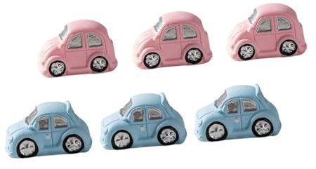 BRIGHTFUFU 6stücke Teiliges Auto Modellset Niedliche Auto-Dekoration Für Garten Und Tischgestaltung Für Perfektes Für Jeden Anlass