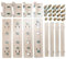 Spare Parts For Refrigerator/Fridge Door Sliding Guide Integrated Cupboard Built In Kit(4pcs set)