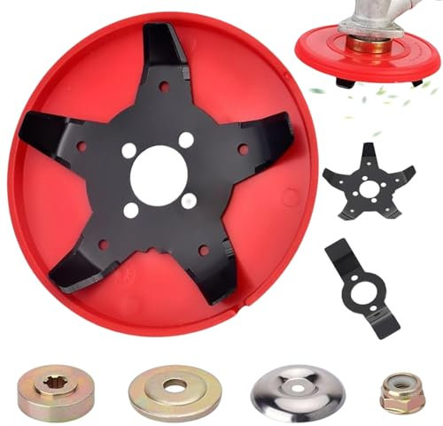 Testina per Decespugliatore, Disco Decespugliatore, Disco per Diserbo, Accessori Decespugliatore, Spazzola per decespugliatore, Decespugliatore per Erbacce, Adatta per Diserbo in Risaie, La Siepe
