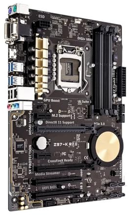 Placa Madre Fit For ASUS Z97-K R2.0 Placa Base de Escritorio Z97 Socket LGA 1150 I7 I5 I3 DDR3 32G SATA3 ATX
