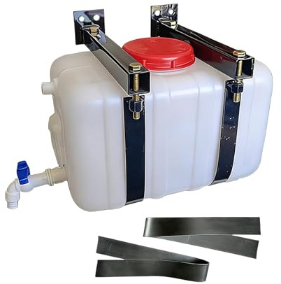 Dualoai Réservoir d'eau pour Lave-Mains de Camion, Conteneur Utilitaire, Réservoir de Stockage d'eau Portable