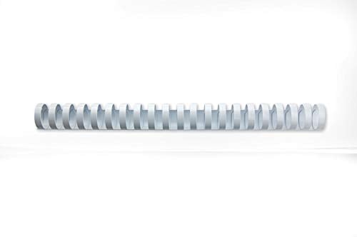 GBC 52903X Kunststoff-Binderücken 21 Ringe 145 Blatt A4 16 mm 100 Stück weiß