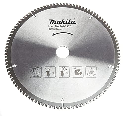 Makita D-03975 260 x 100T x 30 mm TCT Saw Blade - Multi-Colour