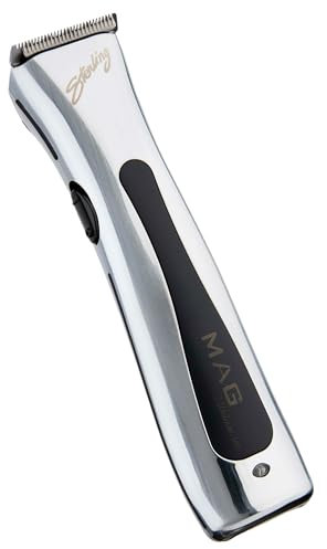 Wahl Professional Sterling Mag Trimmer, Cord/Cordless, Lithium Ion, Quick-Detach Blade, 120 Minute Run Time
