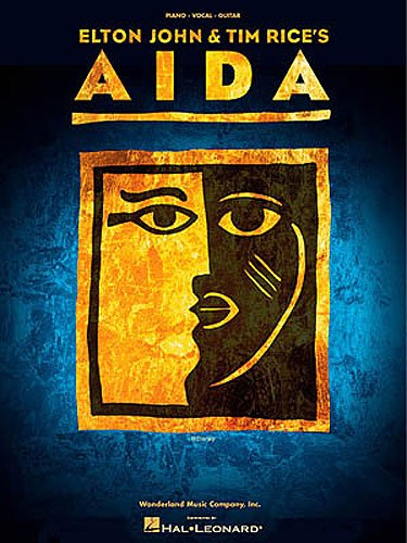AIDA Vocal Selections Songbook piano / vocal / guitar -- Die beliebtesten Songs aus dem Musical von Elton John arrangiert für Klavier,Gesang und Gitarre (Noten/sheet music) mit Bleistift