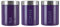 Premier Housewares 508495 Liberty Tea, Coffee and Sugar Canisters - Set of 3, Purple