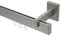 Interdeco eckige Innenlauf Gardinenstangen Edelstahl Optik Typ 10212819, 240 cm