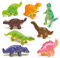 Baker Ross Elastische Gummi Dinosaurier für Kinder als kleine Überraschung zum Fest (12 Stück)