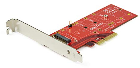 StarTech.com Adaptateur SSD PCIe M2 - x4 PCIe 3.0 NVMe / AHCI / NGFF / M-Key - Low Profile et Full Profile - Adaptateur SSD PCI Express M.2 (PEX4M2E1)